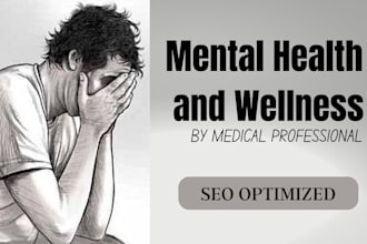 write mental health and wellness articles and blogs