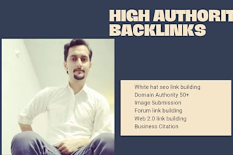 build manuall high quality white hat seo web 2 0 backlinks
