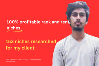 find low competitive and profitable rank and rent niches