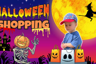 design eye catching kids thumbnails for your channel