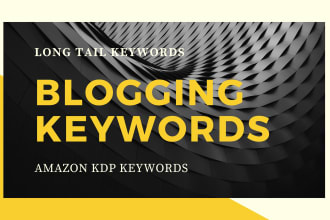 do blogging keywords and niche research