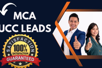 provide mca ucc and mca funded exclusive leads