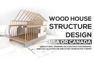 do wood 2 storied residential house structure design in USA