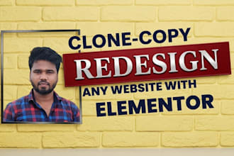 clone, copy, redesign any website