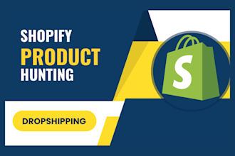 do winning product hunting for the shopify dropshipping store, product research