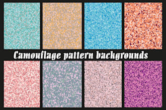 design unique camouflage pattern backgrounds