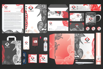 create corporate identity letterhead business card and stationery design
