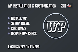 design a minimal and responsive wordpress website