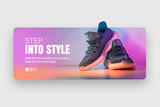design mobile friendly facebook cover or social media banner