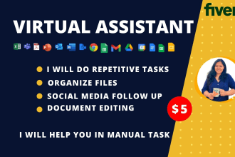 be your virtual assistant for office task