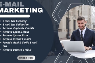 clean, verify and validate email list