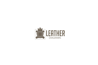 design fantastically structured leather diagrams logo