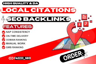 do top local citations and authority backlinks for local SEO
