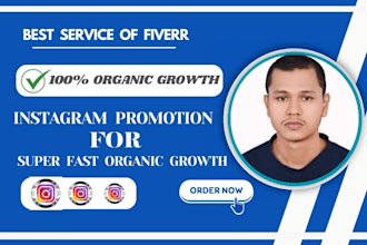 do super fast organic growth  instagram and promotion