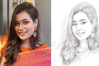 realistic pencil sketch from your photo