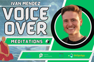 record a meditation, sleep story, or affirmation voice over