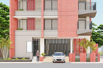 design architectural 3d modelling in 3ds max