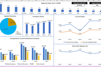 do financial statements analysis, ration analysis, modeling and forecasting