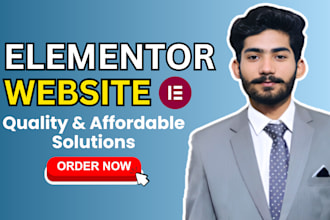 build wordpress website, elementor website design or blog