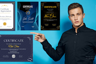 design professional certificate templates and diploma award certificate