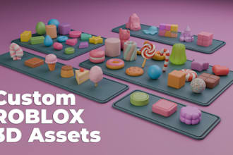create custom roblox 3d models and game assets