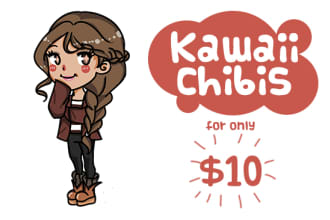 draw a kawaii chibi version of you