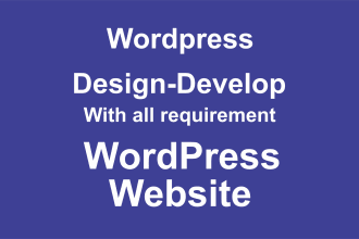 do web develop and website any type