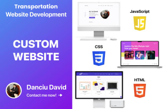 do a custom website for your transportation business