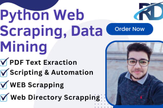 build python web scraping, data mining, web scraper, website data scraping