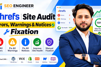 fix ahref site audit errors or technical SEO audit issues