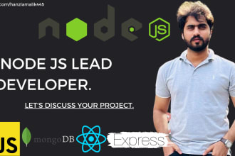 develop or fix bugs for node js rest API as a backend developer