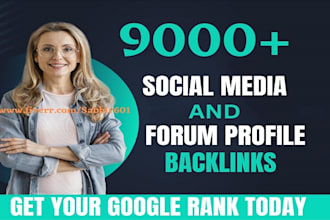 do 9000 forum profile and social networks SEO backlinks link building