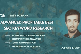 advanced profitable best SEO keyword research and competitor analysis