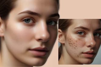 do professional body and face retouching photoshop expert