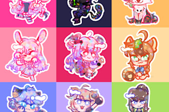 create cute little chibi art for you