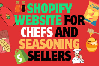 design a shopify website for seasoning, pikliz, spice, sauce, jalapeno