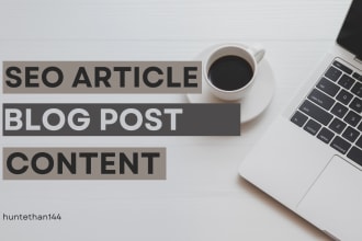 do SEO article writing, blog writing, and content writing