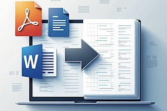 convert your doc pdf image file into excel or gsheet by data entry