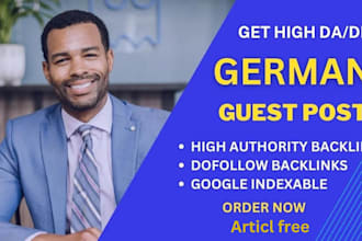 provide via german guest post high da dofollow backlinks for google ranking