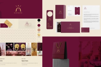 design corporate brand identity book and stationary