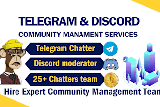 be telegram community manager boost engagement, chatters