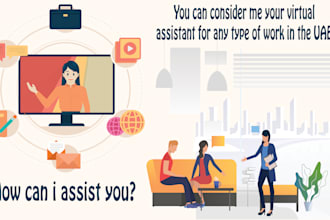 be your virtual assistant in uae for any type of work