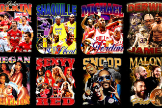 design a custom 90s bootleg rap tee shirt