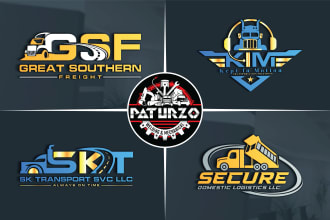 do transport logistics , trucking ,freight logo design