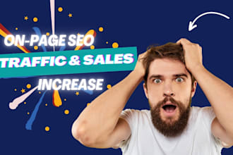 optimize on page SEO for traffic sales and google top rank
