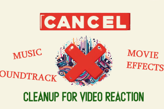 remove copyright audio content for youtube video reaction monetization