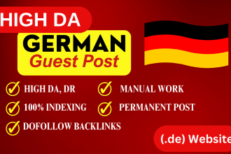 provide german guest post on high authority german sites,