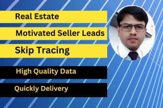 provide real estate motivated seller leads with skip tracing