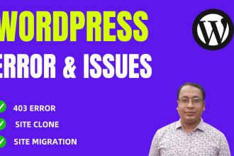 fix wordpress critical error, fatal error, white screen