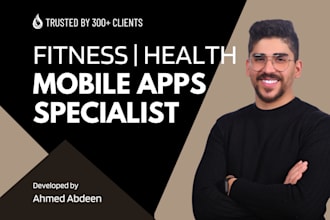build cross platform fitness or health mobile app android and ios